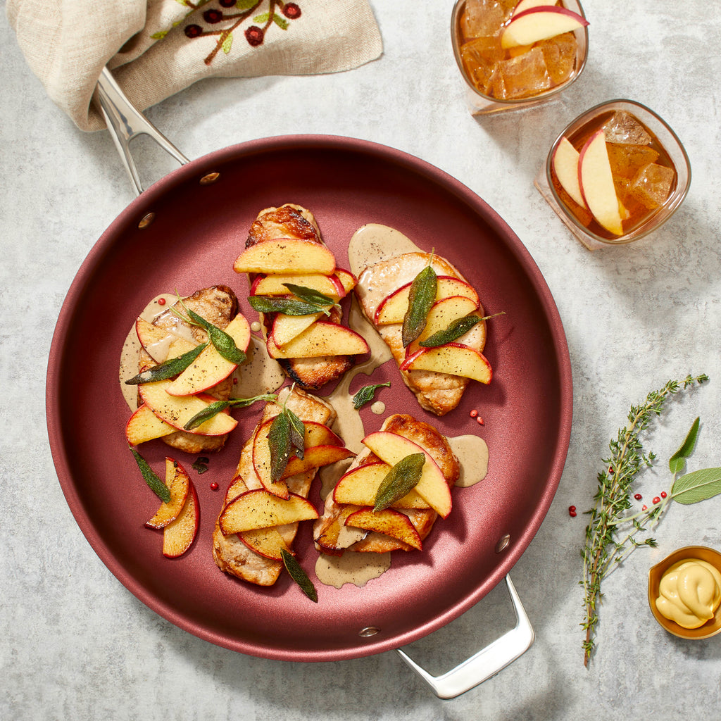 Pork Chops with Brandy and Apples